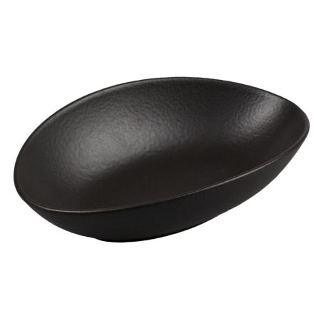 Салатник 700 мл 25*16 см h6,4 см Wave Up Smooth Black Raw Stellar P.L. Proff Cuisine [1]