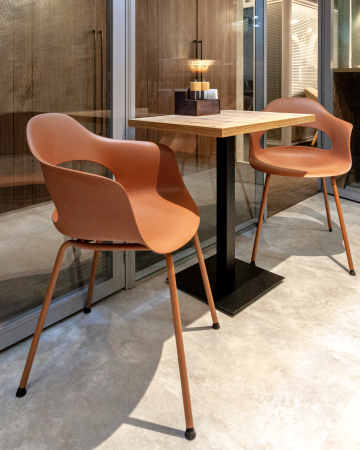 Стул Lady пластик коричневый