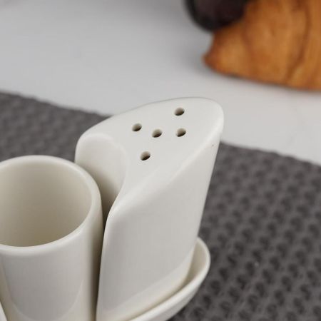 Набор для специй 4 предмета 12,5*6,7 см h9 см белый фарфор P.L. Proff Cuisine [1]