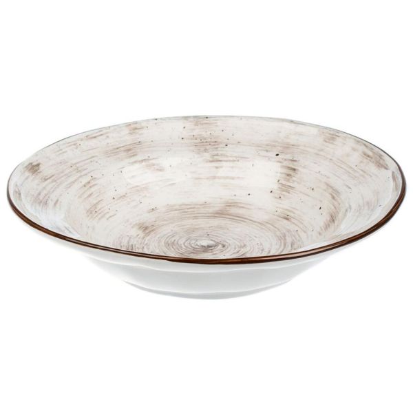 Тарелка глубокая 350 мл d 22 см h4,5 см с для пасты/супа/салата White Fusion P.L. Proff Cuisine [4]