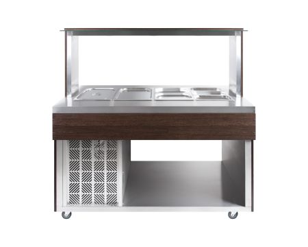 Салат-бар тепловой Luxstahl СБТ-1500 Premium (нерж.)
