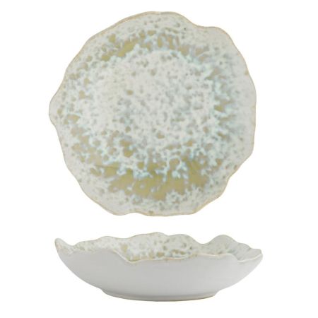 Салатник 500 мл d 22 см h5,5 см Crush Gray Spots Light Green Frutti di Mare P.L. [1]