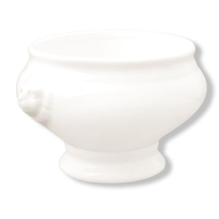 Бульонница 450 мл d 11 см h10,5 см горшочек "Лев" белая фарфор P.L. Proff Cuisine [3]