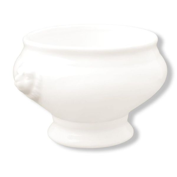 Бульонница 450 мл d 11 см h10,5 см горшочек "Лев" белая фарфор P.L. Proff Cuisine [3]