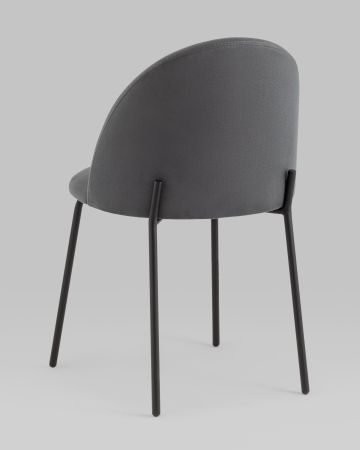 Стул Коди велюр тёмно-серый