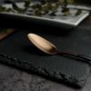 Ложка чайная 16,1 см ручка матовый черный, медь PVD Provence P.L. [12]