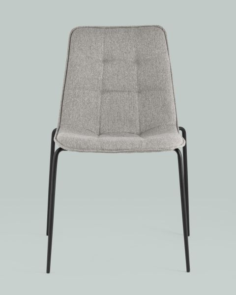 Стул Мелани рогожка серый