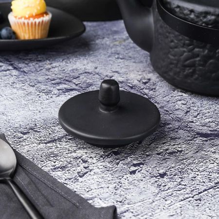 Чайник 750 мл d 12,5 см h9 см с ситом Black Raw Stellar P.L. Proff Cuisine [1]