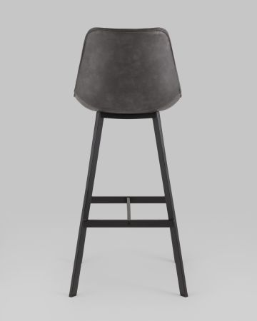 Стул барный TEXAS экокожа серый