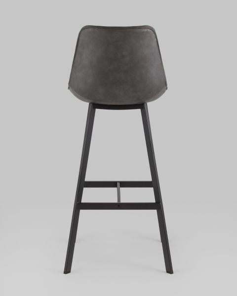 Стул барный TEXAS экокожа серый