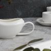Соусник 160 мл 16,5*6,5 см с ручкой белый фарфор P.L. Proff Cuisine [6]