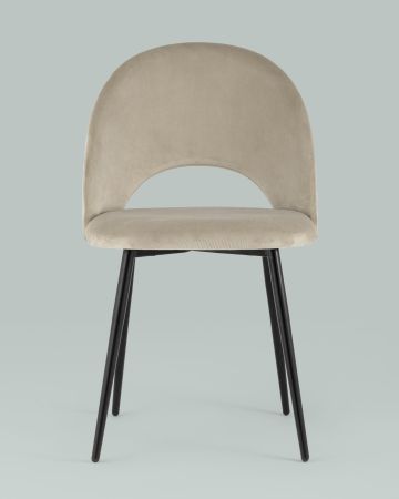 Стул Меган велюр бежевый