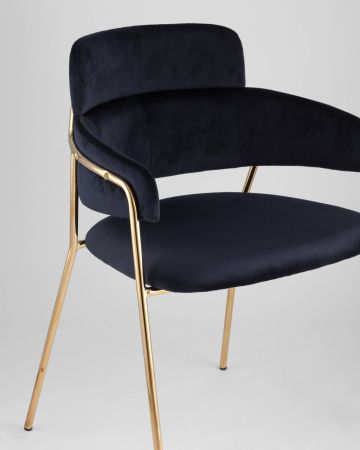 Стул Полин темно-синий