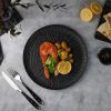 Тарелка d 27 см h2 см Black Raw Wood P.L. Proff Cuisine [3]