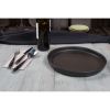 Тарелка с бортом d 27 см h2,8 см Smooth Black Raw Stellar P.L. Proff Cuisine [3]