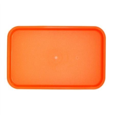 Поднос 52,5*32,5 см. оранжевый поверхность шагрень (166)  MGprof /1/10/