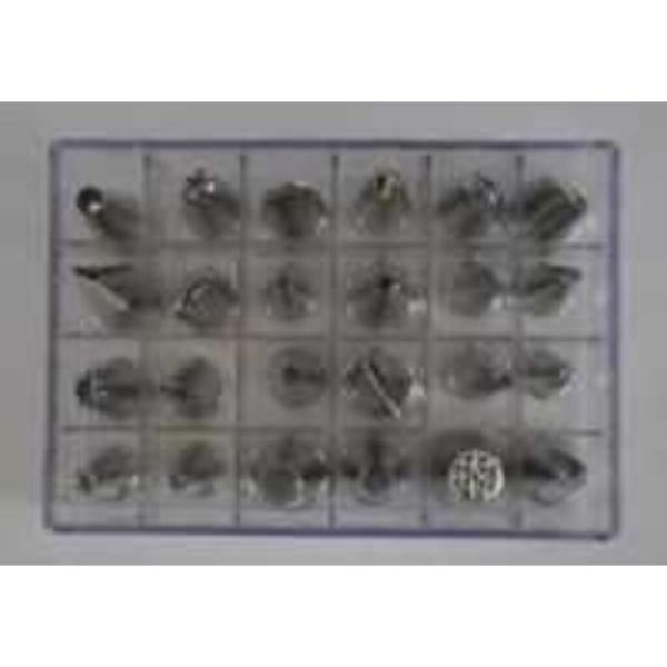 Набор кондитерских насадок 24 шт нерж. P.L. Proff Cuisine