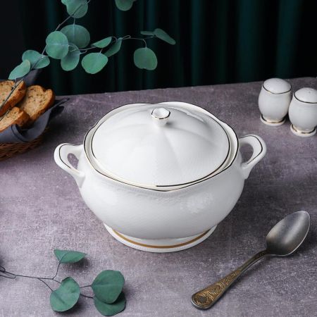 Супница 2,2 л d 19,6 см h12 см Gold Aristocrat Noble [1]