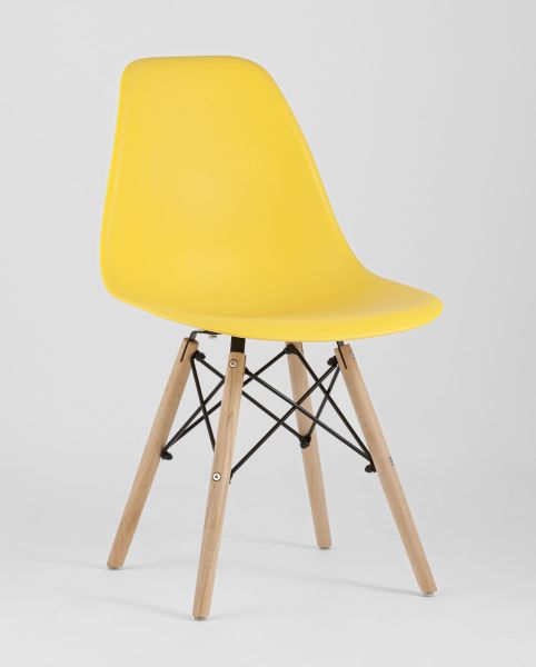 Стул Eames Style DSW желтый x4