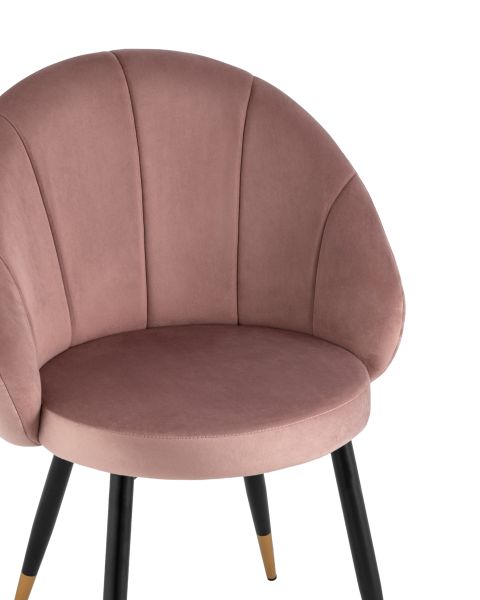 Стул Наоми велюр розовый