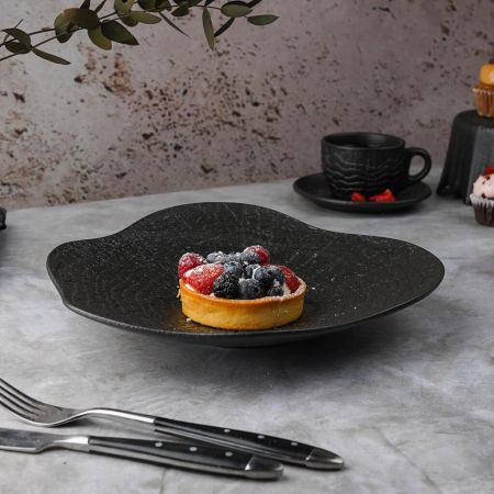 Тарелка d 26 см h4,7 см Wave Up Black Raw Wood P.L. Proff Cuisine [3]