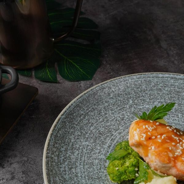 Тарелка d 26,7 см h3,5 см глазурь Glossy Stone Untouched Taiga P.L. Proff Cuisine [1]