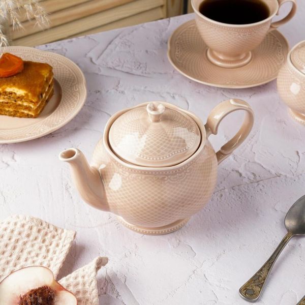 Чайник 600 мл d 12,4 см h9,5 см Aristocrat Peach Tea Noble [1]