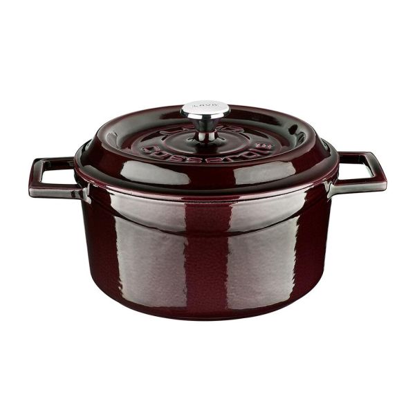 Кастрюля  2,8 л, d 20 см, h 11,5 см чугун с крышкой ИНДУКЦИЯ Majolica Mor LAVA