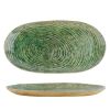 Блюдо овальное 33*17 см h2 см Green Frutti di Mare P.L. [1]