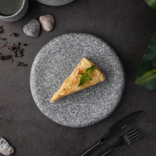 Блюдо круглое d 20,7 см h2,7 см Stone Untouched Taiga P.L. Proff Cuisine [1]