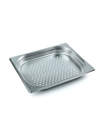 Гастроемкость 1/2 h= 40 мм. 325*265 мм. 2 л. нерж. перфорир. d=6 мм. MGSteel /1/6/12/