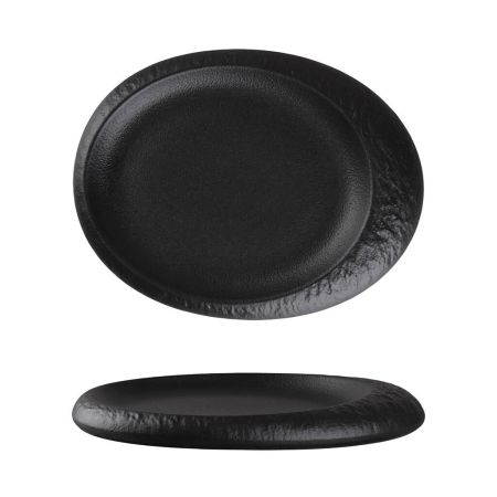 Блюдо овальное 28*21,5 см h3 см Black Raw Stellar P.L. Proff Cuisine [3]