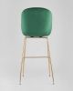Стул барный Beetle со спинкой изумрудный