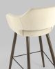 Стул барный Саймон велюр бежевый