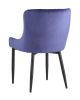 Стул Ститч велюр синий