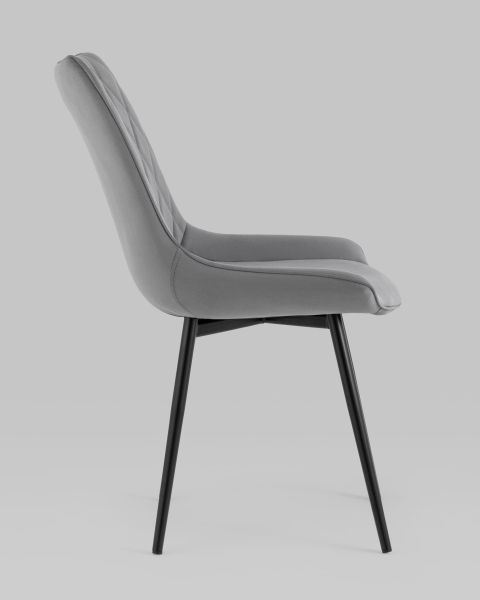 Стул Дарвин велюр тёмно-серый