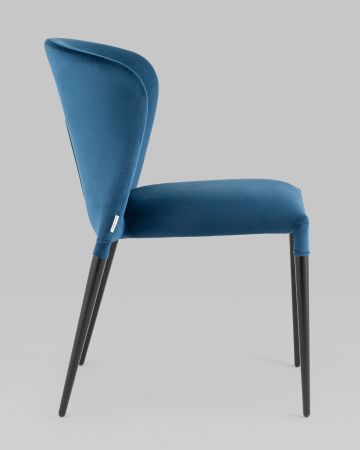 Стул Лори велюр синий