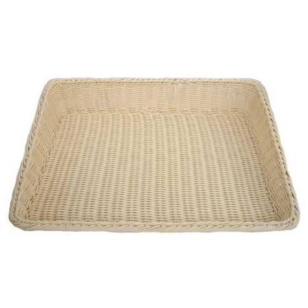 Корзина для хлеба и выкладки 61*45 см h12 см плетеная ротанг бежевая P.L. Proff Cuisine