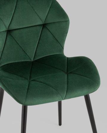 Стул Эдвин велюр зелёный