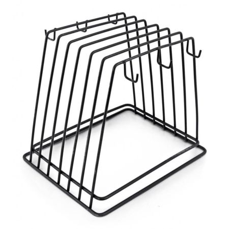 Подставка сушилка для досок и подносов (на 6шт) 30*23*26 см черная металл P.L. Proff Cuisine NEW
