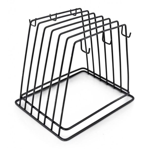 Подставка сушилка для досок и подносов (на 6шт) 30*23*26 см черная металл P.L. Proff Cuisine NEW