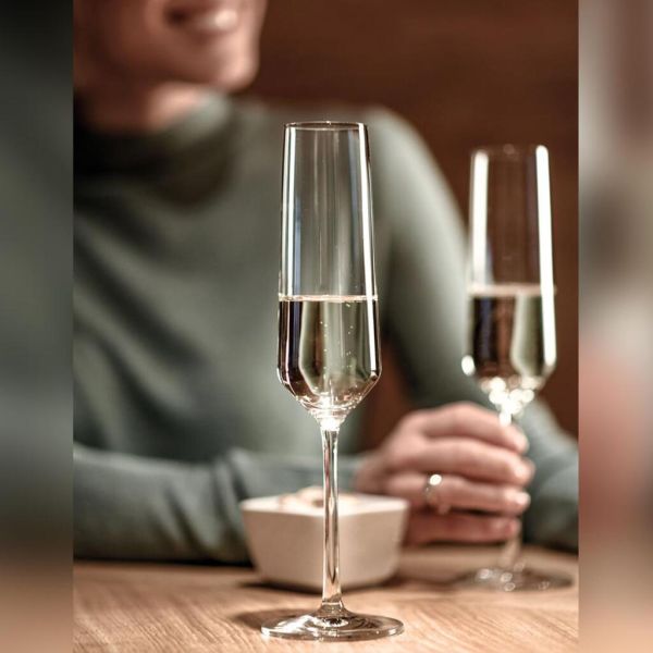Бокал-флюте для шампанского 215 мл хр. стекло Pure (Belfesta) d 7,2 см h25,2 см Schott Zwiesel [6]