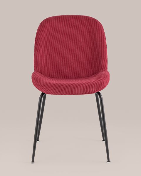Стул Beetle велюр красный