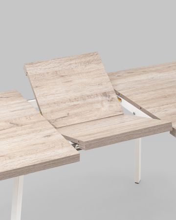 Стол Plain 116-158*74 дуб Ан/белый