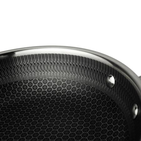Сковорода 21,5/13,8 см, h 4,5 см New Kitchen Honeycombs нерж. с антиприг. покр. ИНДУКЦИЯ P.L.