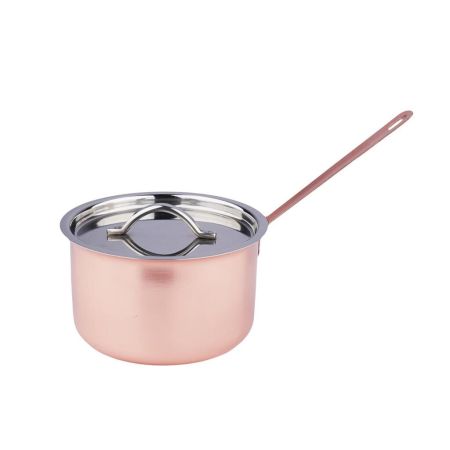 Соусник  90 мл d 7,6 см h4 см круглый с ручкой и крышкой Copper нерж. P.L. Proff Cuisine