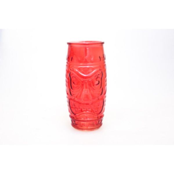 Бокал стакан для коктейля 500 мл "Тики" d 7,4 см h17,5 см красный стекло P.L. - BarWare