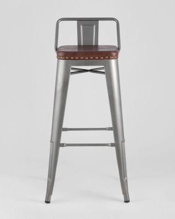 Стул барный TOLIX SOFT серебристый