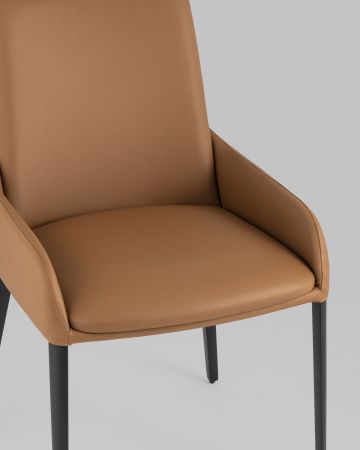 Стул Челси экокожа коричневый