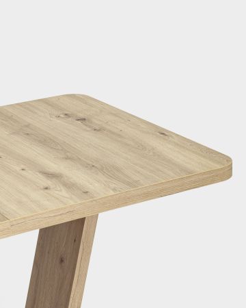 Стол Vector 120-160*80 дуб/графит